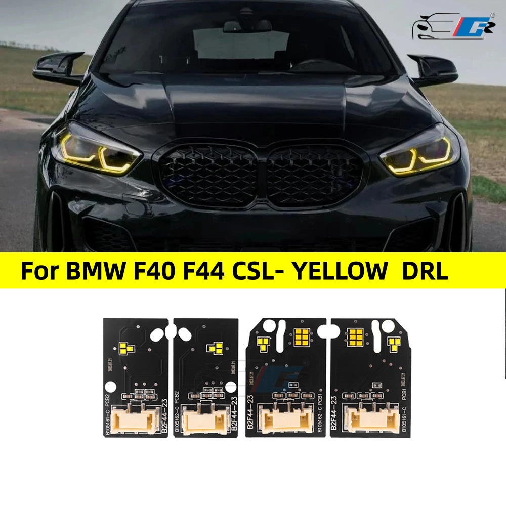 Yellow Food Snacks - ไฟวงแหวนสีเหลืองสำหรับ BMW ซีรีส์ 1 2 รุ่น