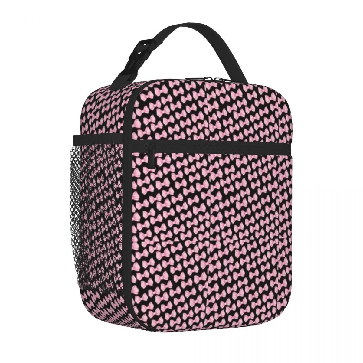 Food Snacks For Hiking - กระเป๋าใส่อาหารแบบพกพา ลายโบว์สีชมพูเข้ม สไตล์ Coquette ขายดีที่สุด เหมาะสำหรับเดินทาง