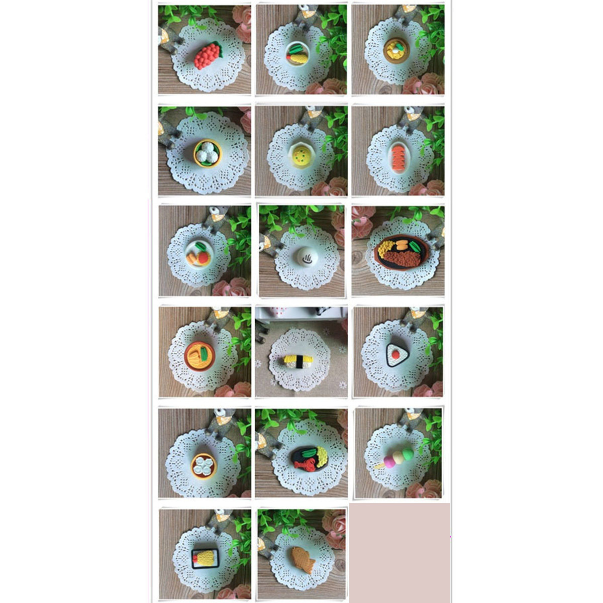 Soft Food Snacks Kids - ยางลบธีมอาหารว่าง 12 ชิ้น คอลเลกชันยางลบสร้างสรรค์ วัสดุพรีเมียมนุ่มปลอดภัย เหมาะสำหรับเด็กและนักเรียนเป็นเครื่องมือการเรียนรู้