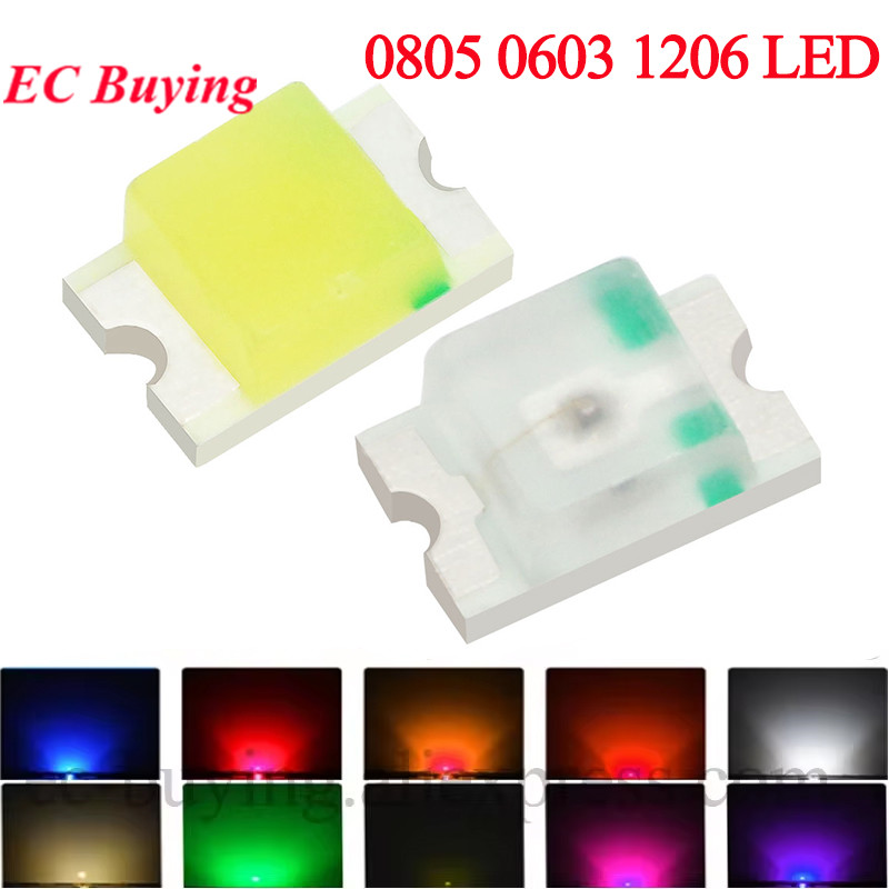 Yellow Food Snacks - ชุดไฟ LED SMD 100 ชิ้น ขนาด