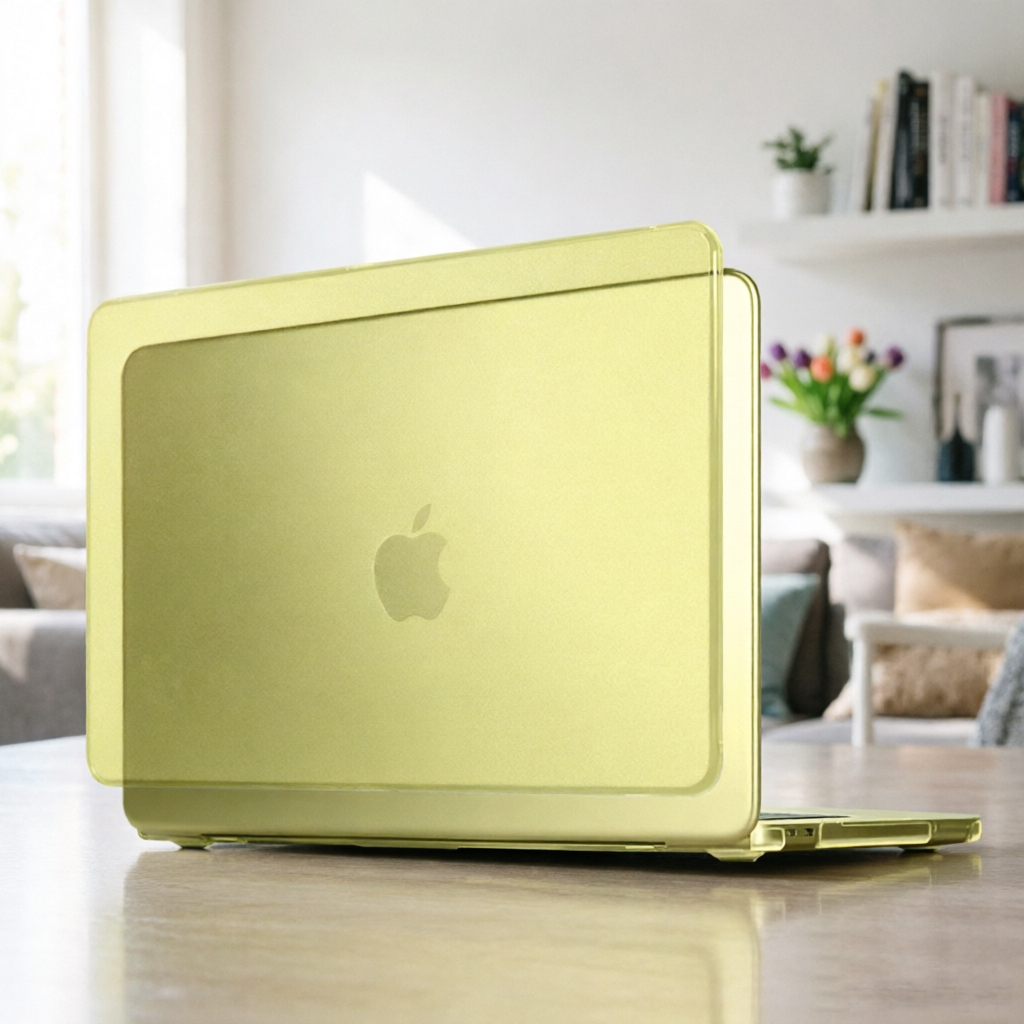Yellow Food Snacks - เคสแล็ปท็อปสีเหลืองซิตรัส 2026 สำหรับ MacBook Neo 13