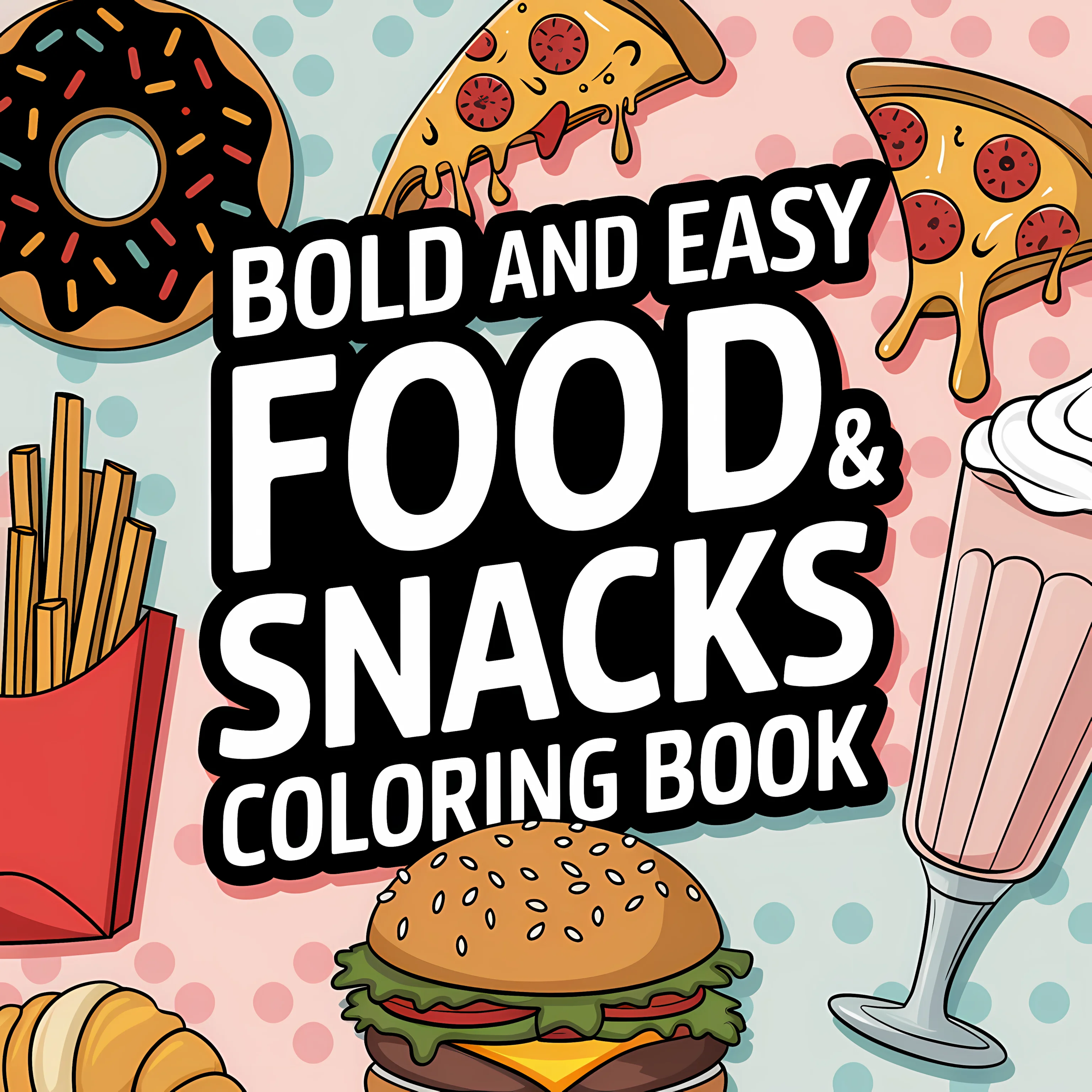 สมุดระบายสีอาหารและขนมง่ายๆ สำ - Food Snacks Drawing บทวิจารณ์และราคา