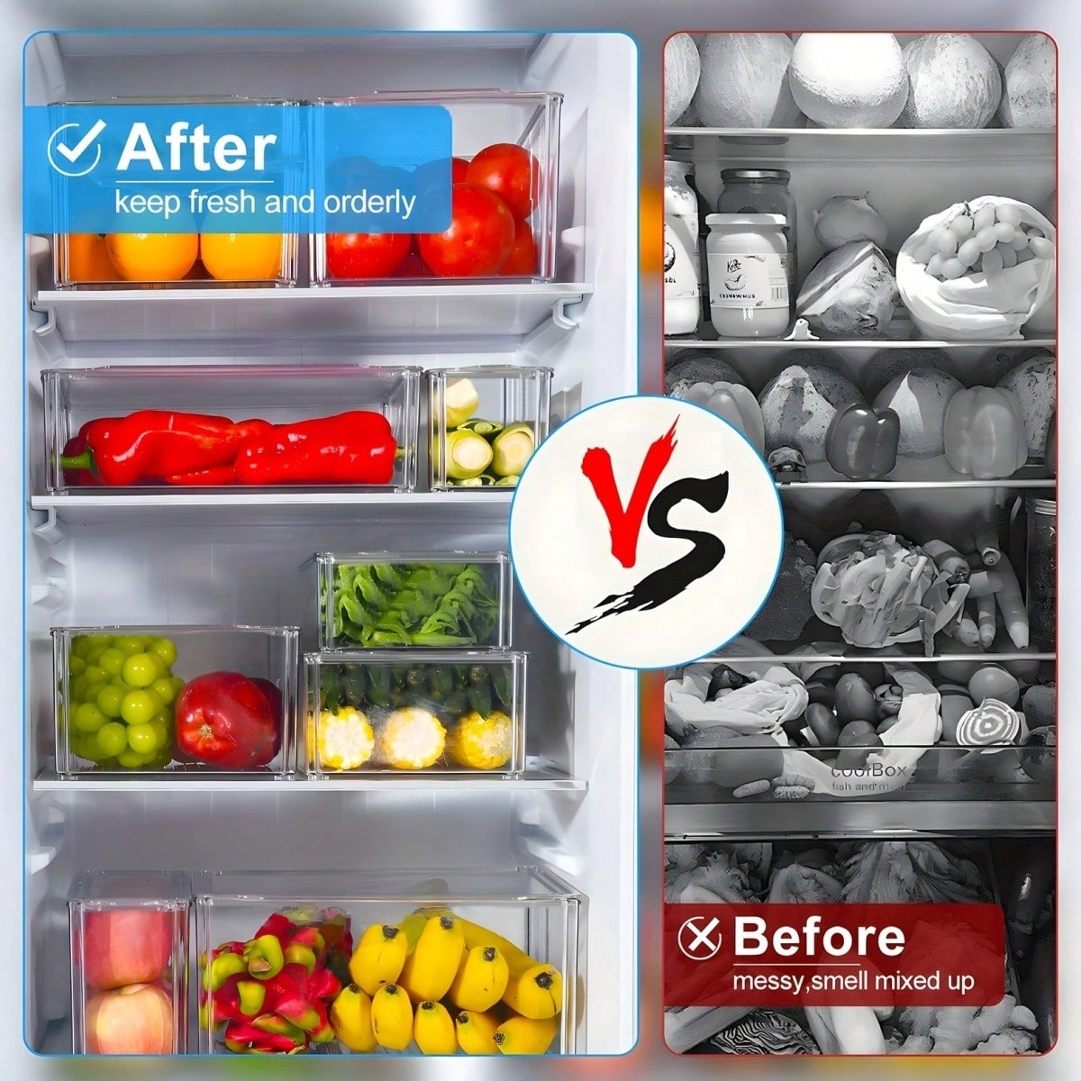 ชุดกล่องจัดระเบียบตู้เย็นแบบซ้ - Food Packed Snacks บทวิจารณ์และราคา