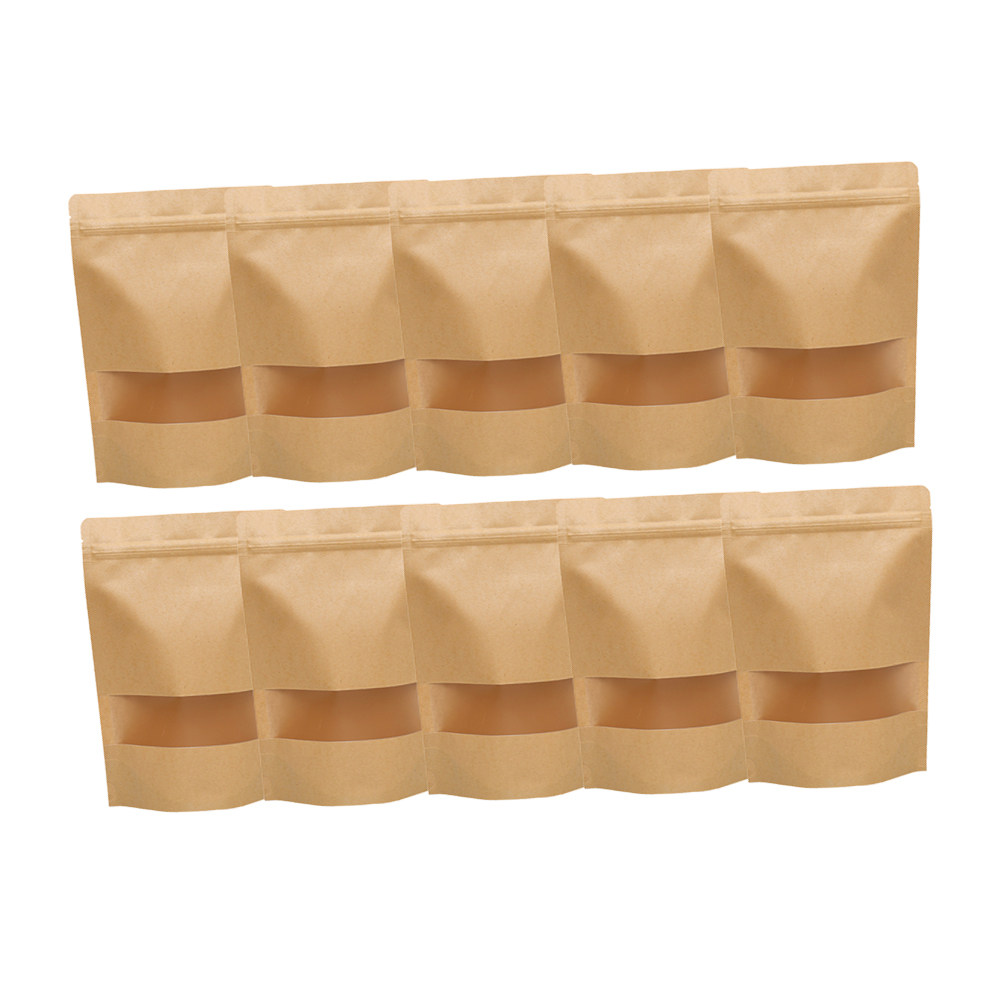 ถุงกระดาษคราฟท์แบบมีซิปปิดผนึก - Food Snack บทวิจารณ์และราคา