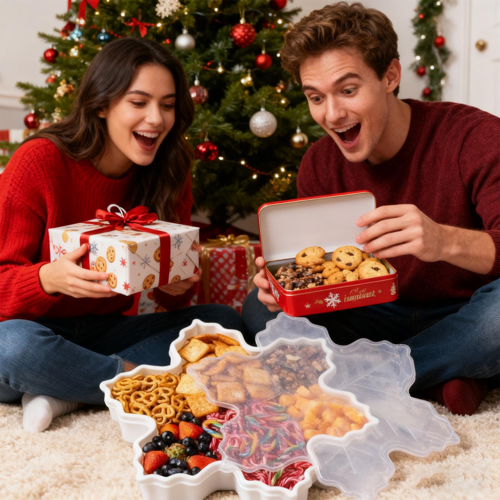 ถาดขนมคริสต์มาส ถาดจัดระเบียบอ - Food Platter Snacks บทวิจารณ์และราคา