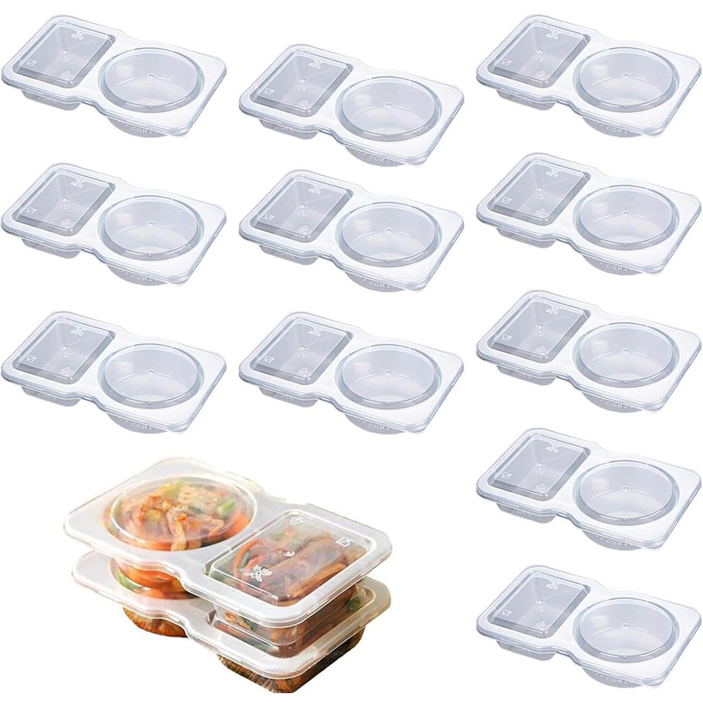 กล่องพลาสติกใสแบบใช้แล้วทิ้ง 2 - Food Packed Snacks บทวิจารณ์และราคา