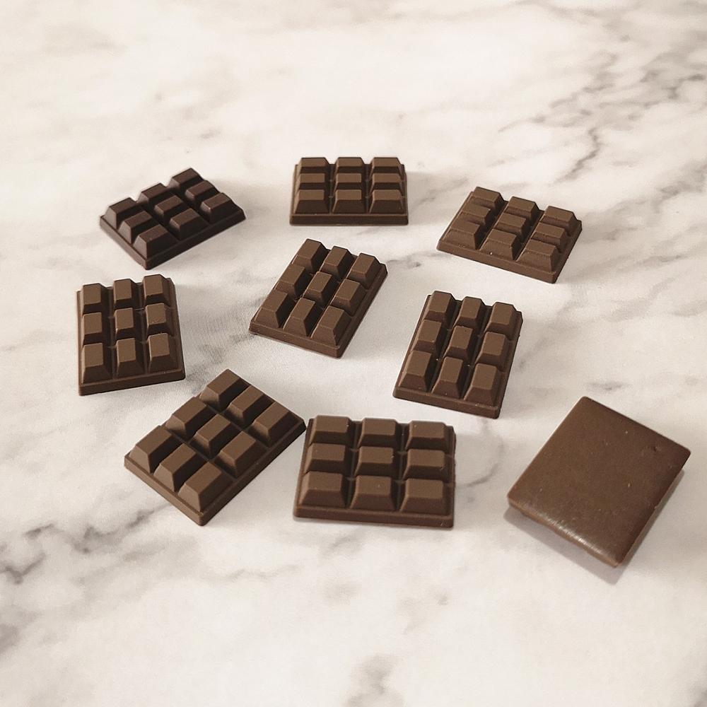 10ชิ้น23*16มม. ช็อกโกแลตผสมพอล - Food Like Snacks บทวิจารณ์และราคา