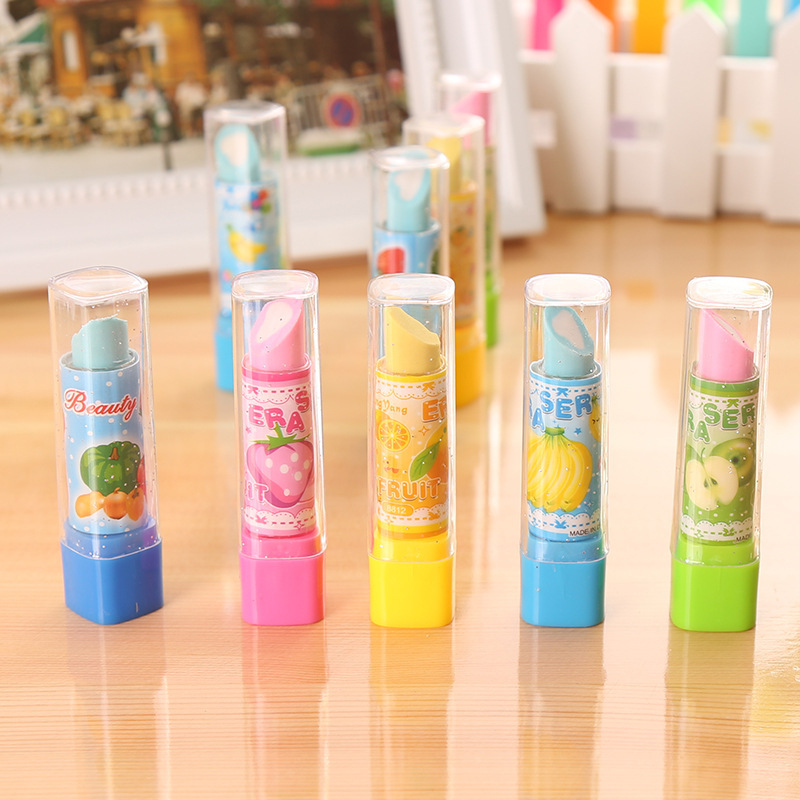 10 ชิ้นการ์ตูนผลไม้ลิปสติกรูปร - Food Or Snacks บทวิจารณ์และราคา