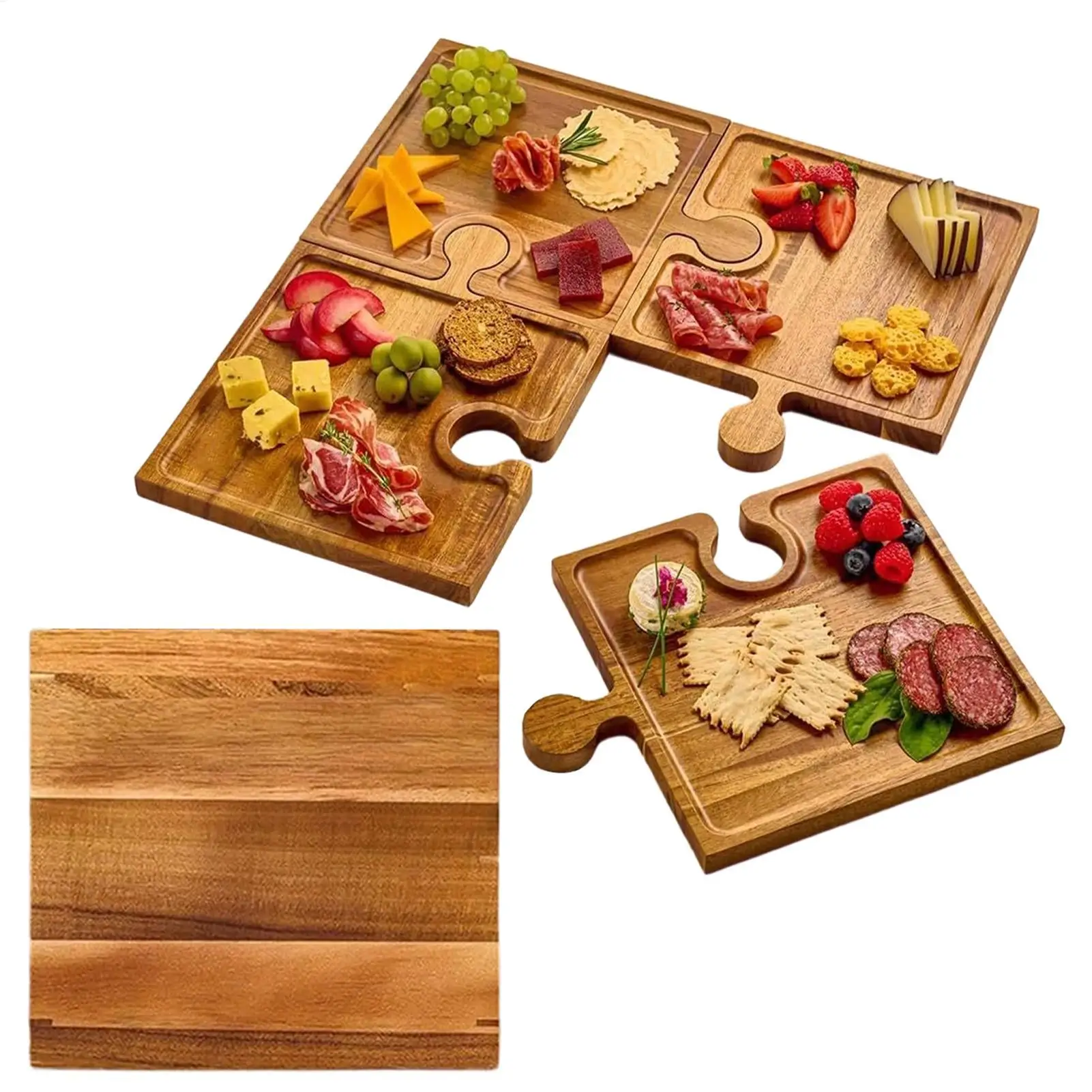 ถาดไม้สำหรับจัดแสดงอาหาร ถาดเส - Food Platter Snacks บทวิจารณ์และราคา