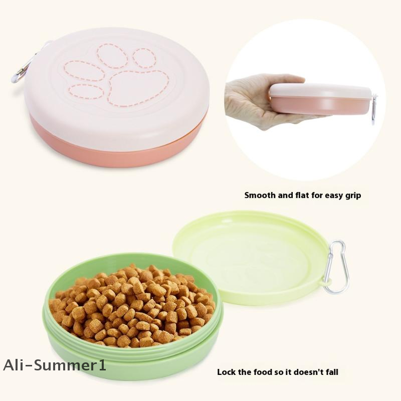 ชามอาหารสัตว์เลี้ยงพกพาสำหรับเ - Food E Snacks บทวิจารณ์และราคา