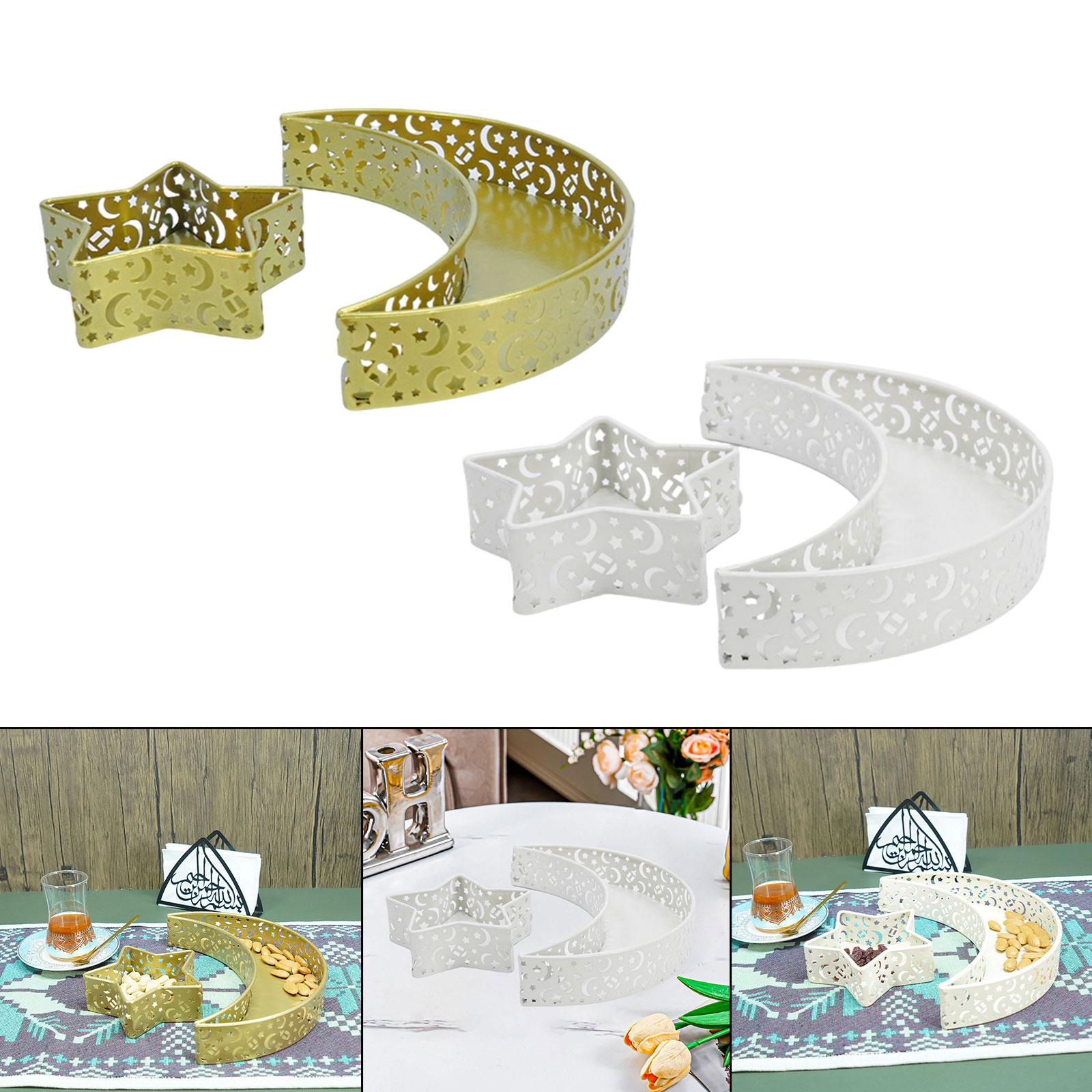 ถาดขนมรอมฎอนรูปพระจันทร์และดาว - Food Platter Snacks บทวิจารณ์และราคา