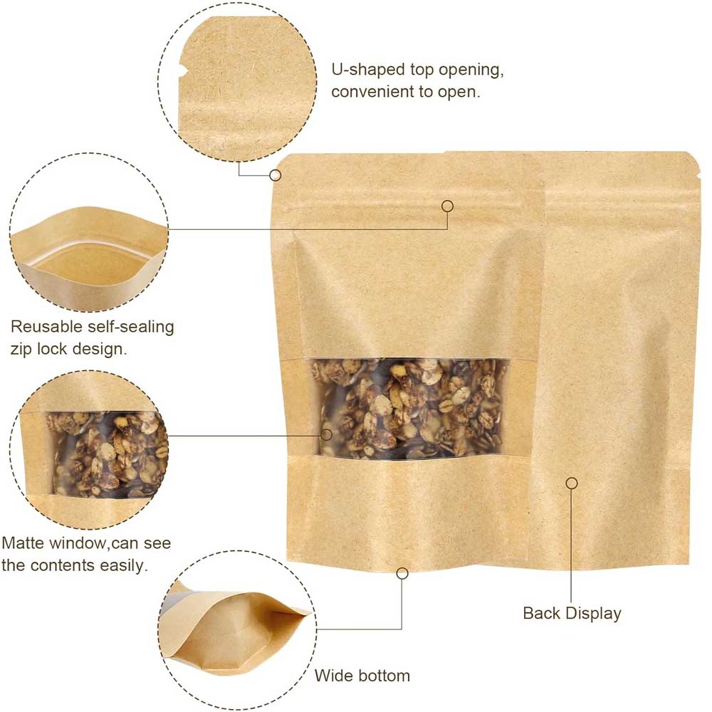 10-50pcs Upright Seal กระดูกซิ - Food Like Snacks บทวิจารณ์และราคา