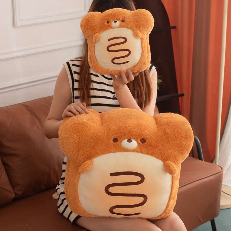 ตุ๊กตาหมีขนมปังน่ารักนุ่มนิ่มเ - Soft Food Snacks Kids บทวิจารณ์และราคา