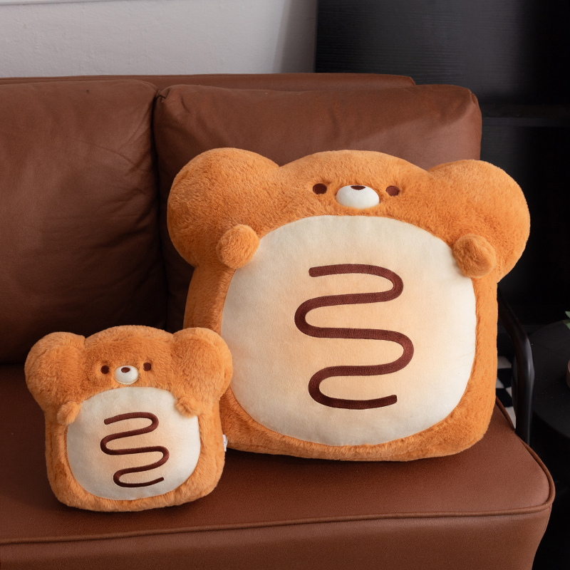 ตุ๊กตาหมีขนมปังน่ารักนุ่มนิ่มเ - Soft Food Snacks Kids บทวิจารณ์และราคา