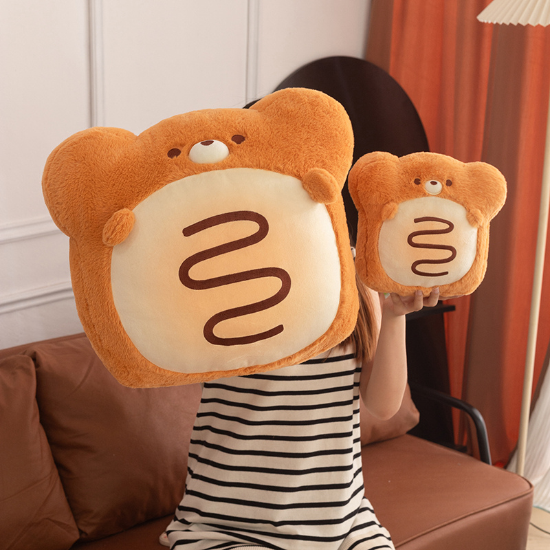 ตุ๊กตาหมีขนมปังน่ารักนุ่มนิ่มเ - Soft Food Snacks Kids บทวิจารณ์และราคา