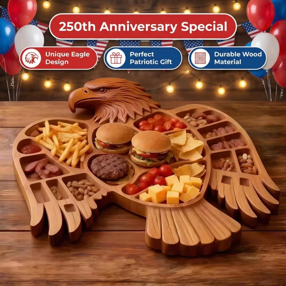 ถาดไม้รูปนกอินทรีสำหรับใส่ผลไม - Food Platter Snacks บทวิจารณ์และราคา