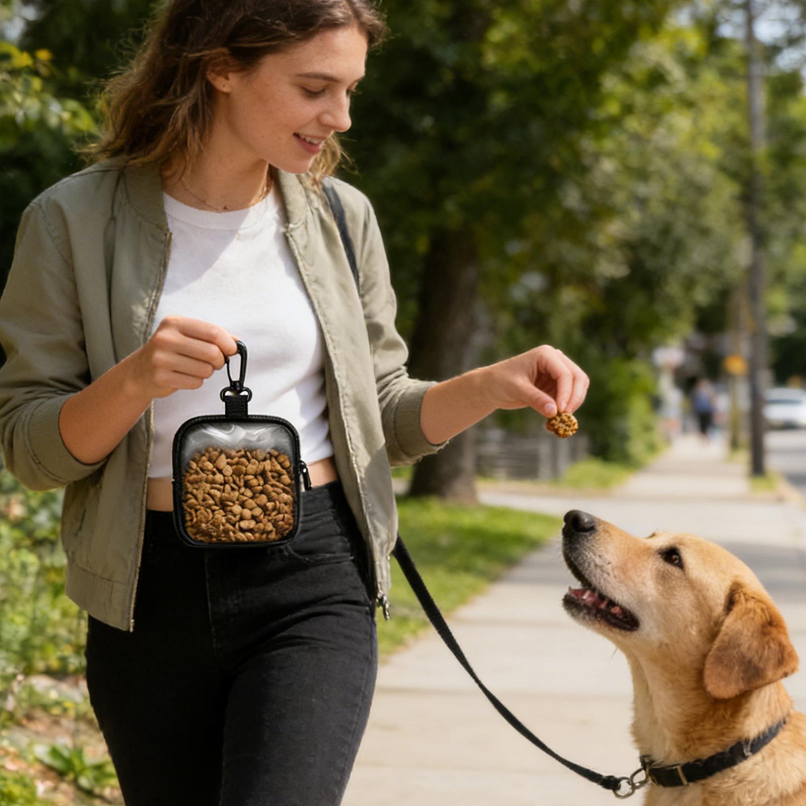 กระเป๋าใส่ขนมสุนัขแบบพกพา กระเ - Food Snacks For Hiking บทวิจารณ์และราคา
