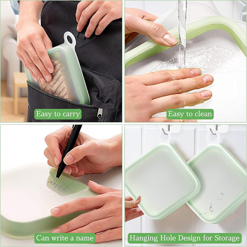 ซิลิโคนแซนวิช Toast กล่อง Bent - Food Or Snacks บทวิจารณ์และราคา