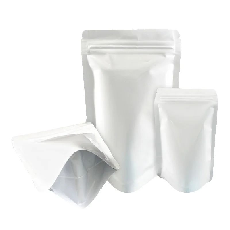 ถุงซิปล็อคฟอยล์อะลูมิเนียมสีขา - Food Like Snacks บทวิจารณ์และราคา