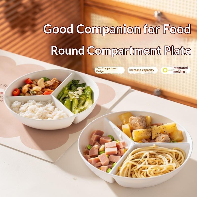 จานอาหารแบ่ง 3 ช่อง รูปทรงตะแก - Food Platter Snacks บทวิจารณ์และราคา