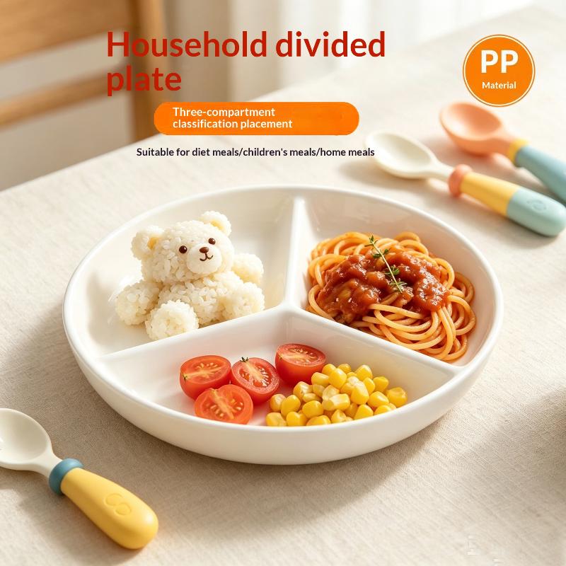 จานอาหารแบ่ง 3 ช่อง รูปทรงตะแก - Food Platter Snacks บทวิจารณ์และราคา