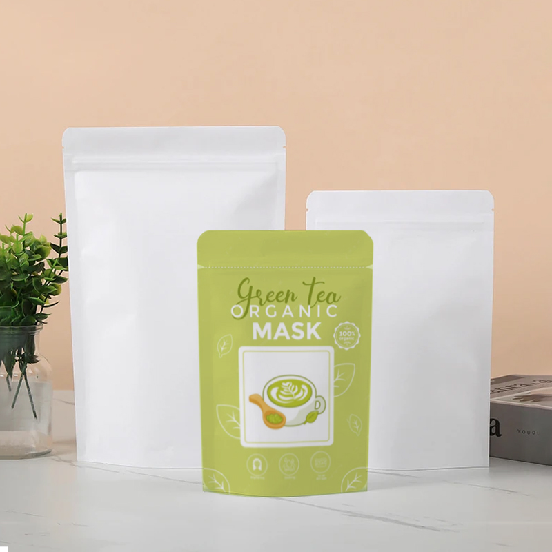 ถุงซิปล็อคกระดาษคราฟท์สีขาวแบบ - Food Snacks For School บทวิจารณ์และราคา