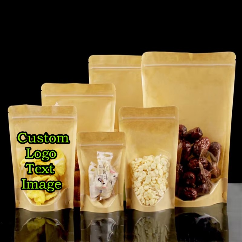 ถุงซิปล็อคใสแบบตั้งได้ 100 ชิ้ - Food Like Snacks บทวิจารณ์และราคา