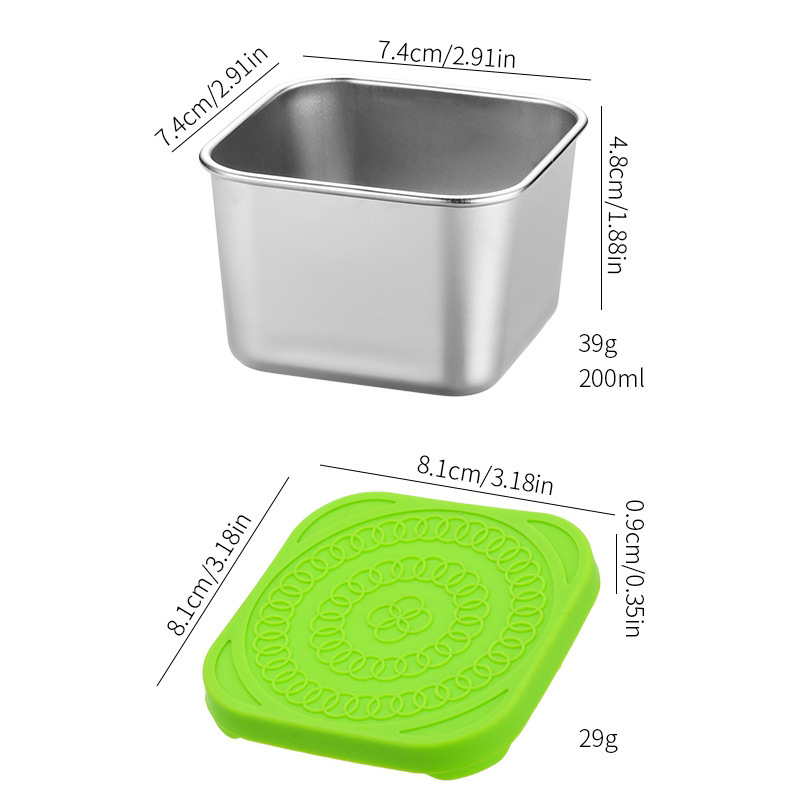 กล่องใส่อาหารสแตนเลส 1 ชิ้น พร - Food Snacks For School บทวิจารณ์และราคา